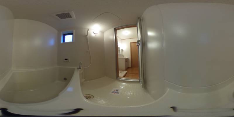 パノラマ画像バスルーム