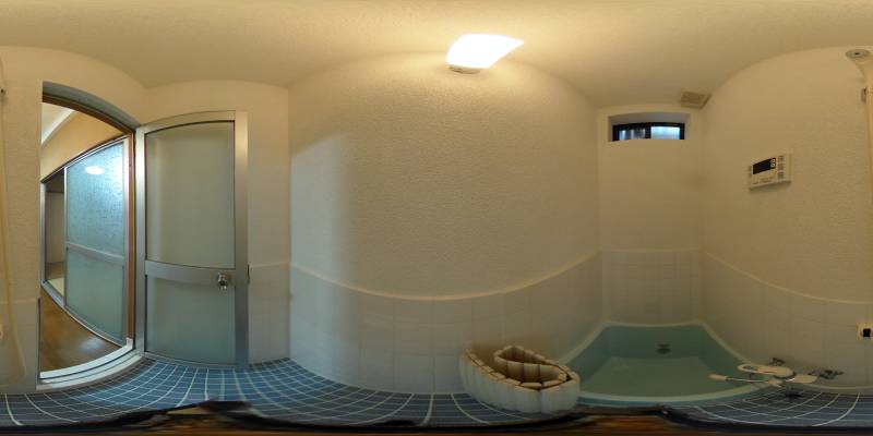 パノラマ画像バスルーム