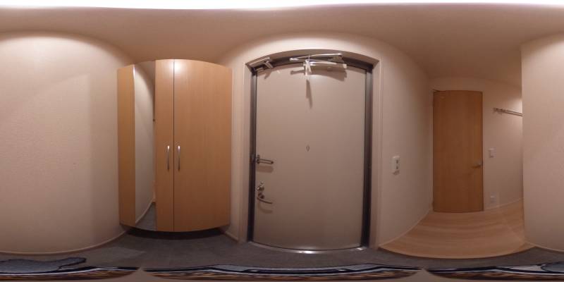 パノラマ画像玄関