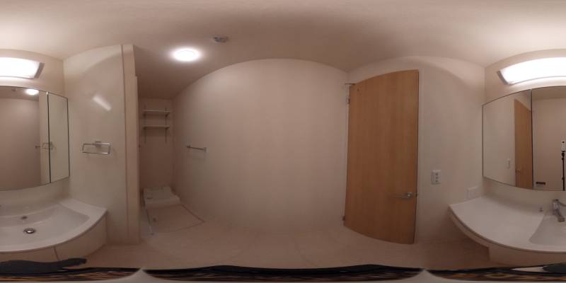 パノラマ画像洗面所