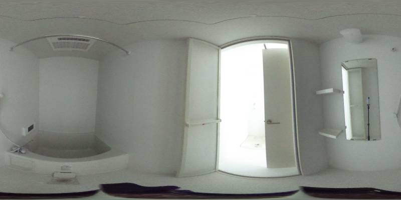 パノラマ画像バスルーム