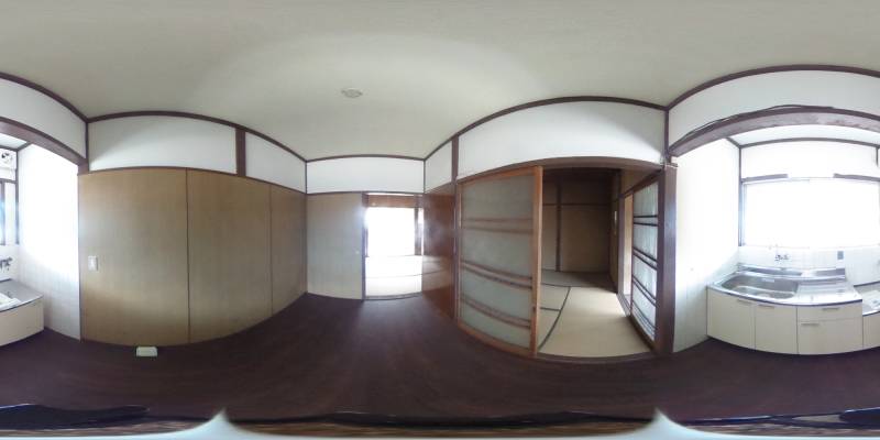 パノラマ画像キッチン