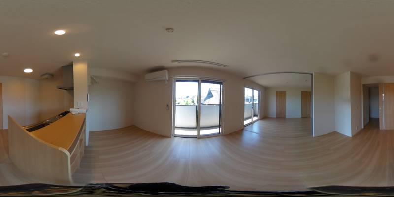 パノラマ画像リビング