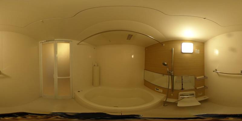 パノラマ画像バスルーム