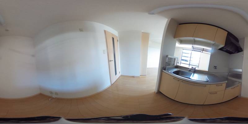 パノラマ画像キッチン