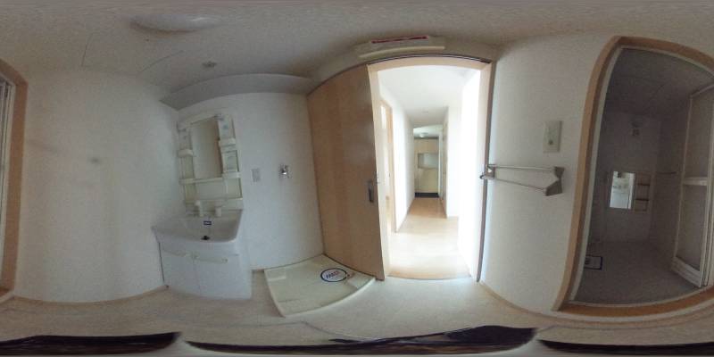 パノラマ画像洗面所