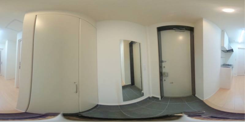 パノラマ画像玄関