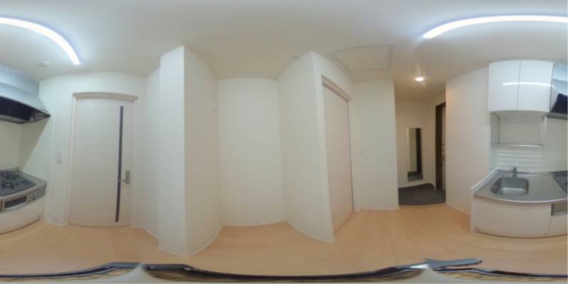 パノラマ画像キッチン