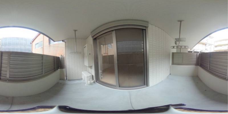 パノラマ画像庭