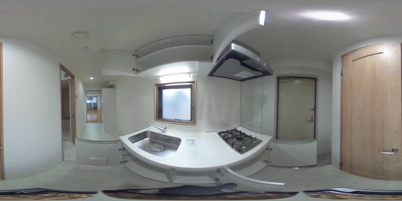 パノラマ画像キッチン