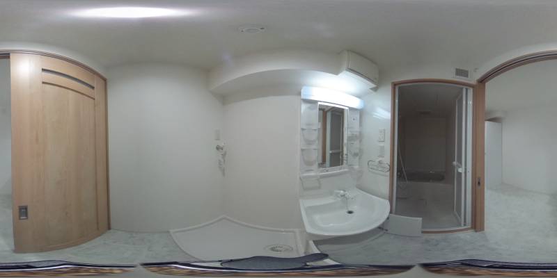 パノラマ画像バスルーム