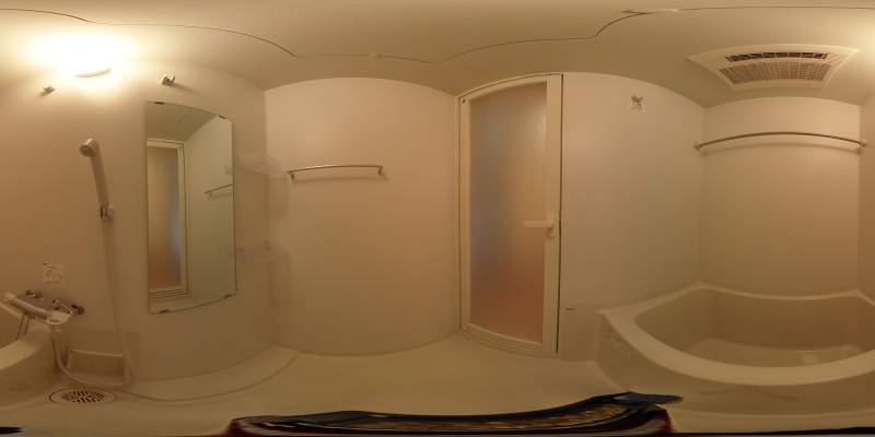 パノラマ画像バスルーム