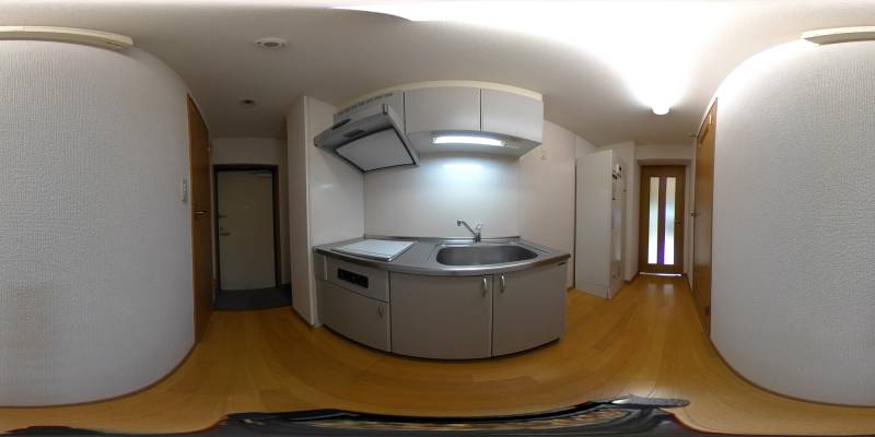 パノラマ画像キッチン