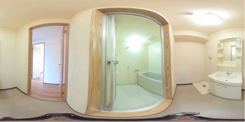 パノラマ画像バスルーム