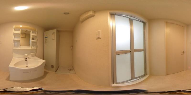 パノラマ画像洗面所