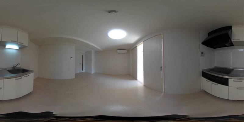 パノラマ画像キッチン