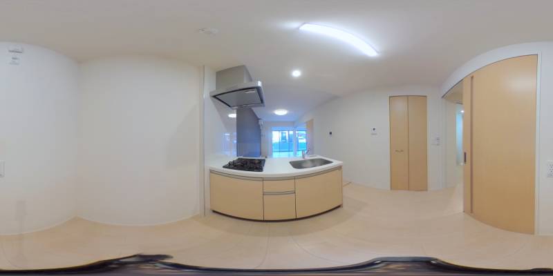 パノラマ画像キッチン