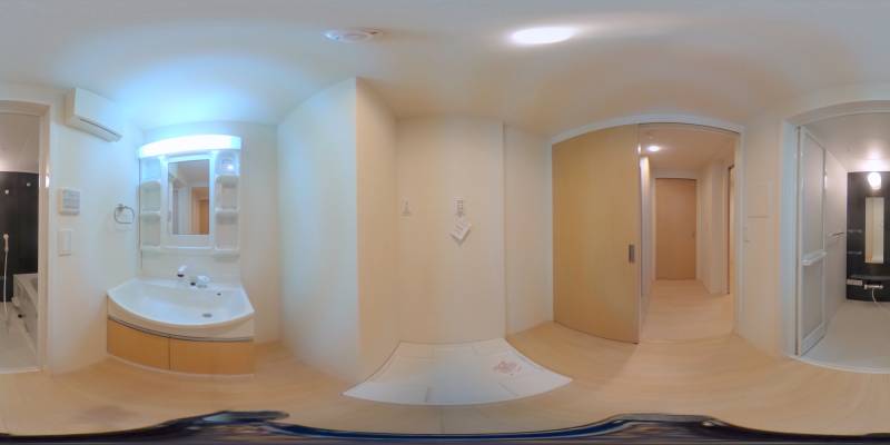 パノラマ画像洗面所