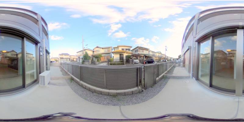 パノラマ画像バルコニー