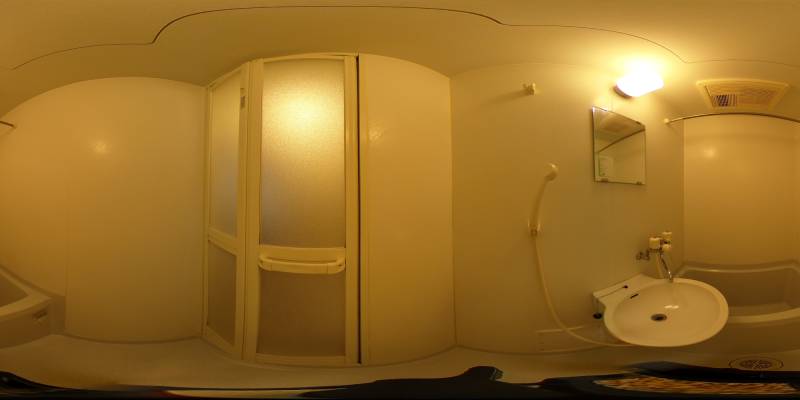 パノラマ画像バスルーム