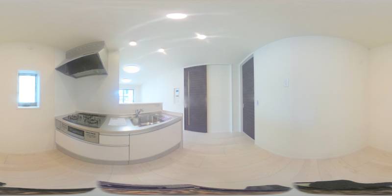パノラマ画像キッチン