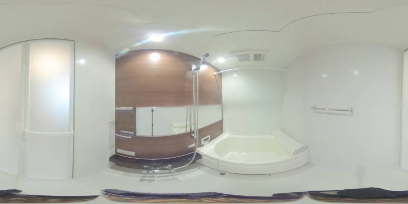 パノラマ画像バスルーム