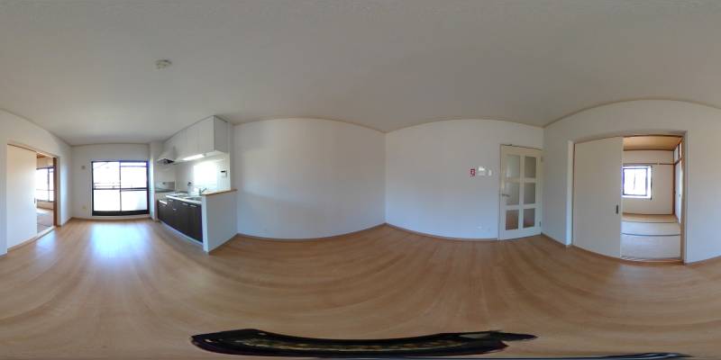 パノラマ画像リビング