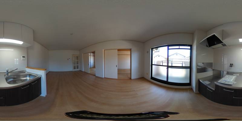 パノラマ画像キッチン