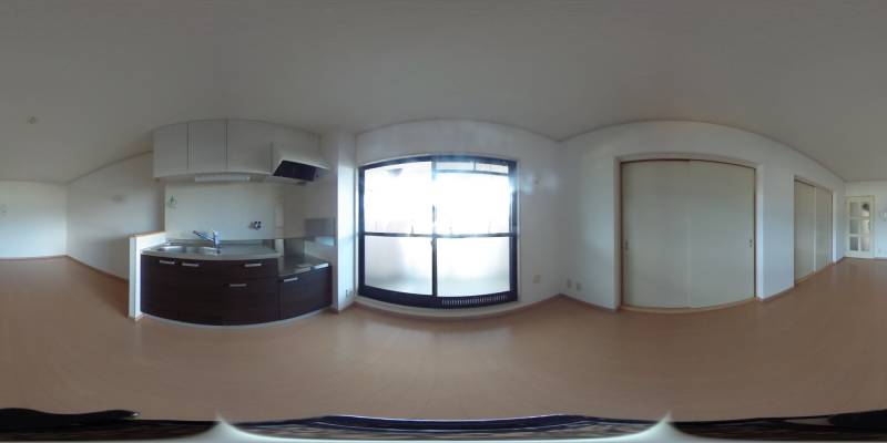 パノラマ画像キッチン