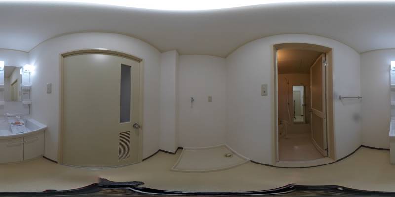 パノラマ画像洗面所