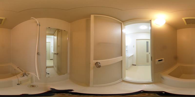 パノラマ画像バスルーム