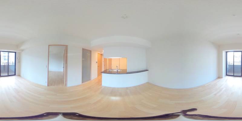 パノラマ画像リビング