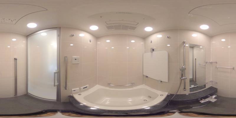 パノラマ画像バスルーム