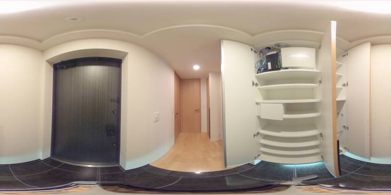 パノラマ画像玄関