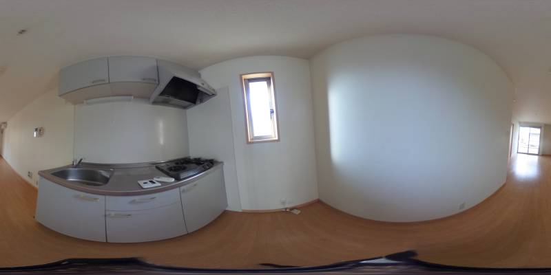 パノラマ画像キッチン