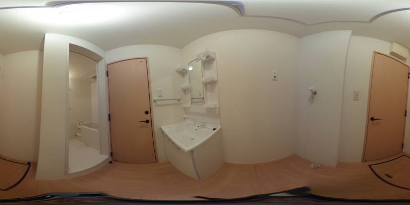 パノラマ画像洗面所