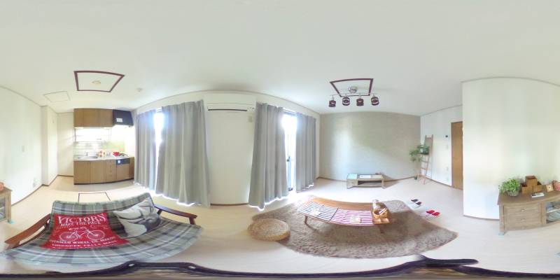 パノラマ画像リビング