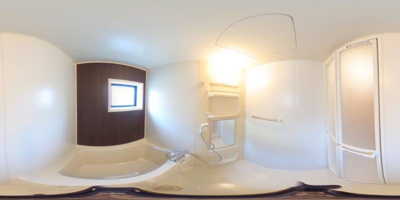 パノラマ画像バスルーム