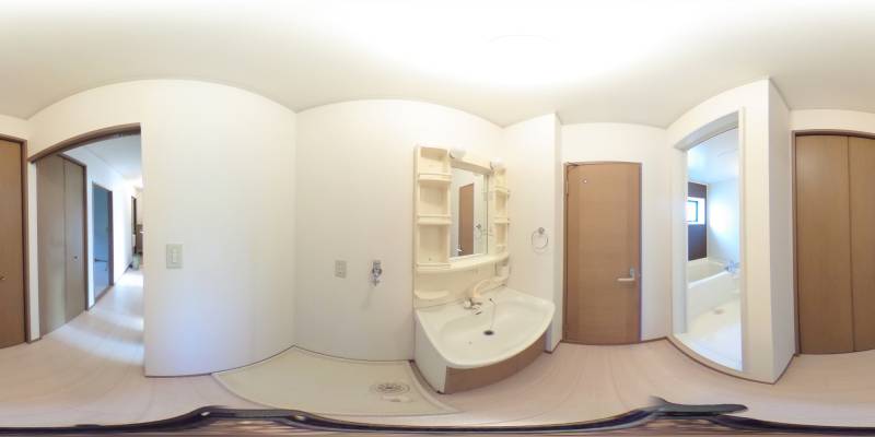 パノラマ画像洗面所