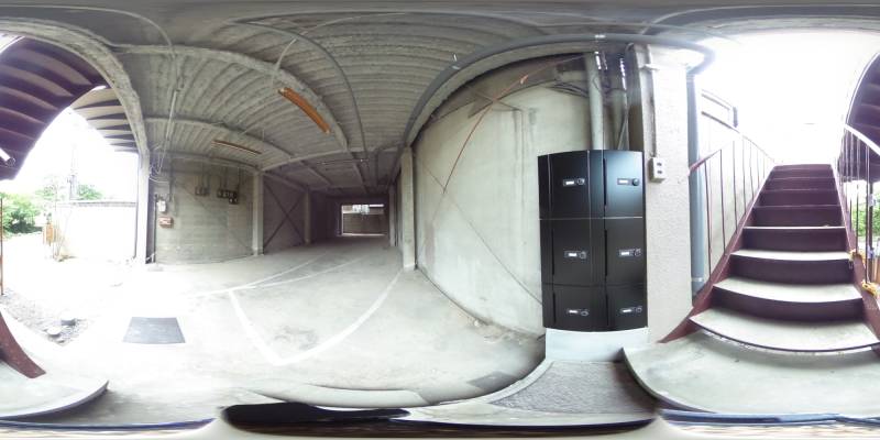 パノラマ画像駐車場