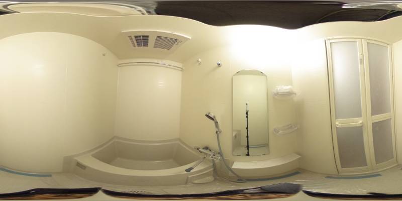 パノラマ画像バスルーム