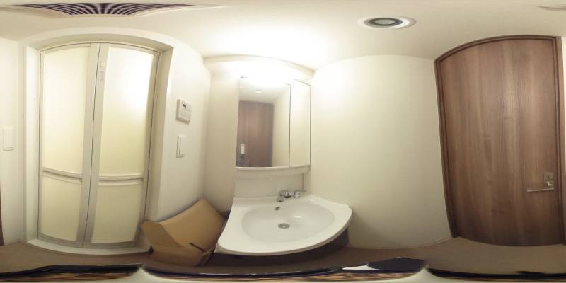 パノラマ画像洗面所