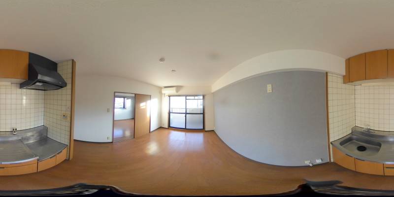 パノラマ画像キッチン