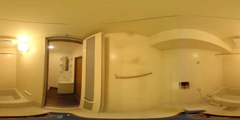 パノラマ画像バスルーム