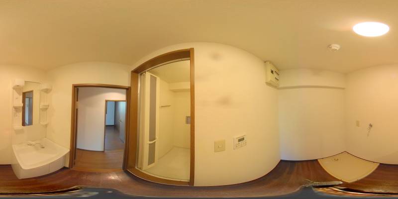 パノラマ画像洗面所