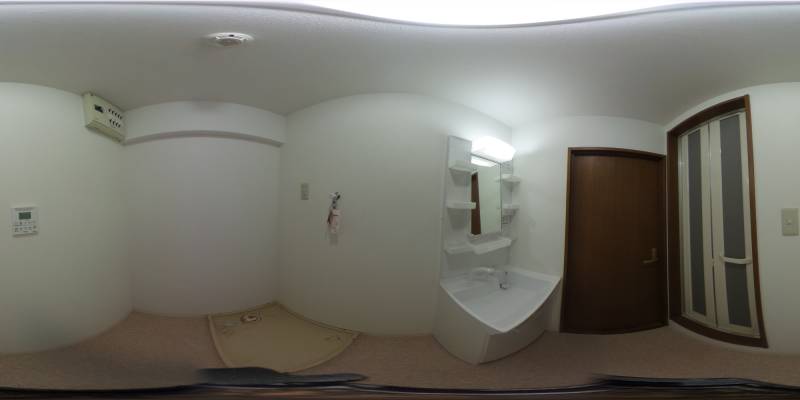 パノラマ画像洗面所