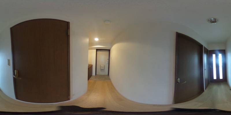 パノラマ画像玄関