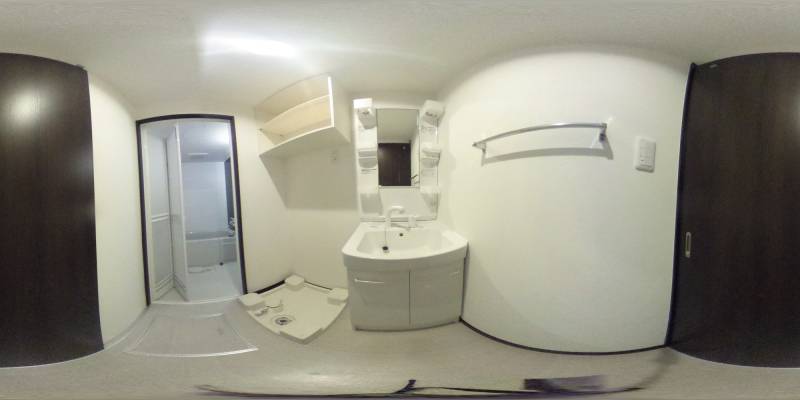 パノラマ画像洗面所