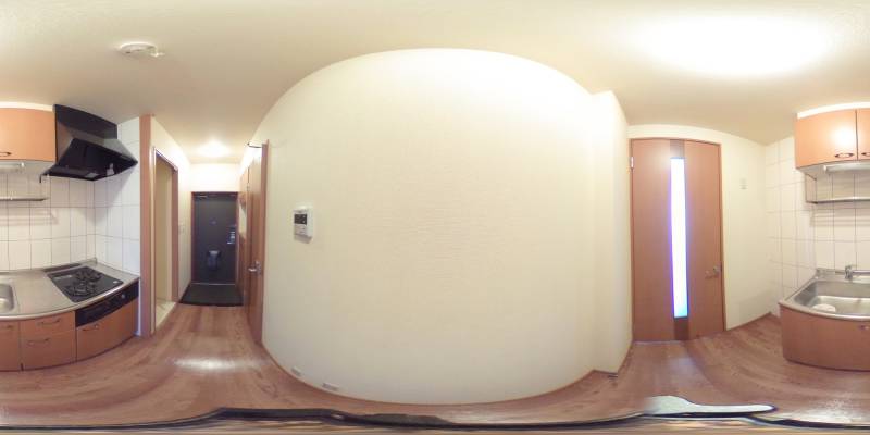 パノラマ画像キッチン