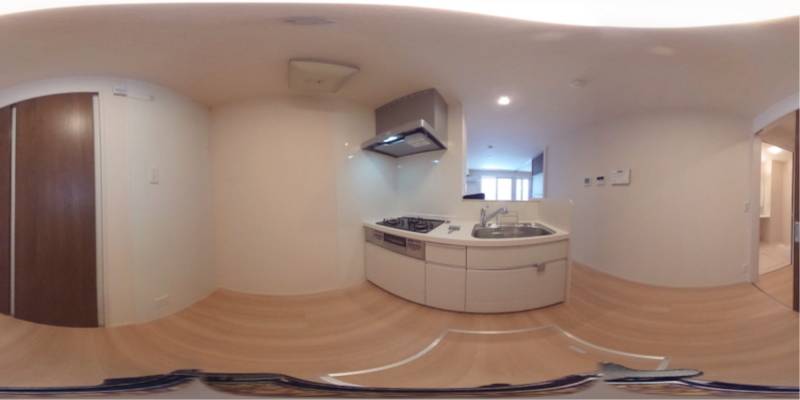 パノラマ画像キッチン